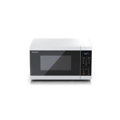 Sharp YC-MS02E-W Microwave Oven - White | Compact, Efficient & Sleek Design for Your Kitchen